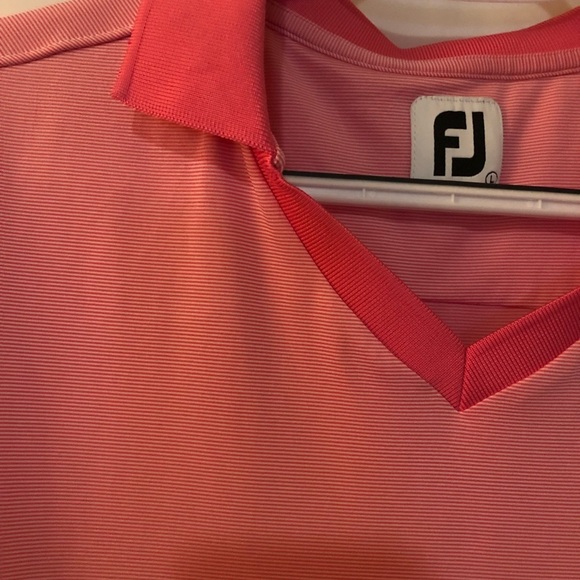FOOTJOY End On End Open Collar Golf Shirt Size L - Picture 7 of 11